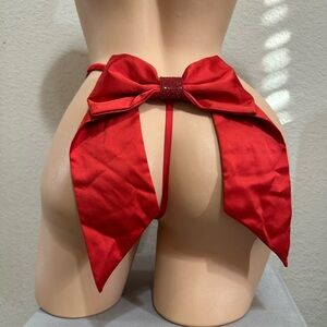 M,L Victoria's Secret Red Lingerie with Sparkle Detail